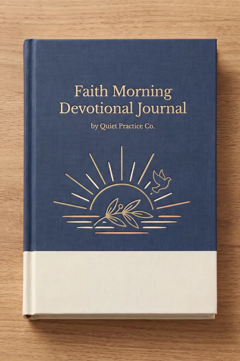 Faith Morning Devotional Journal cover