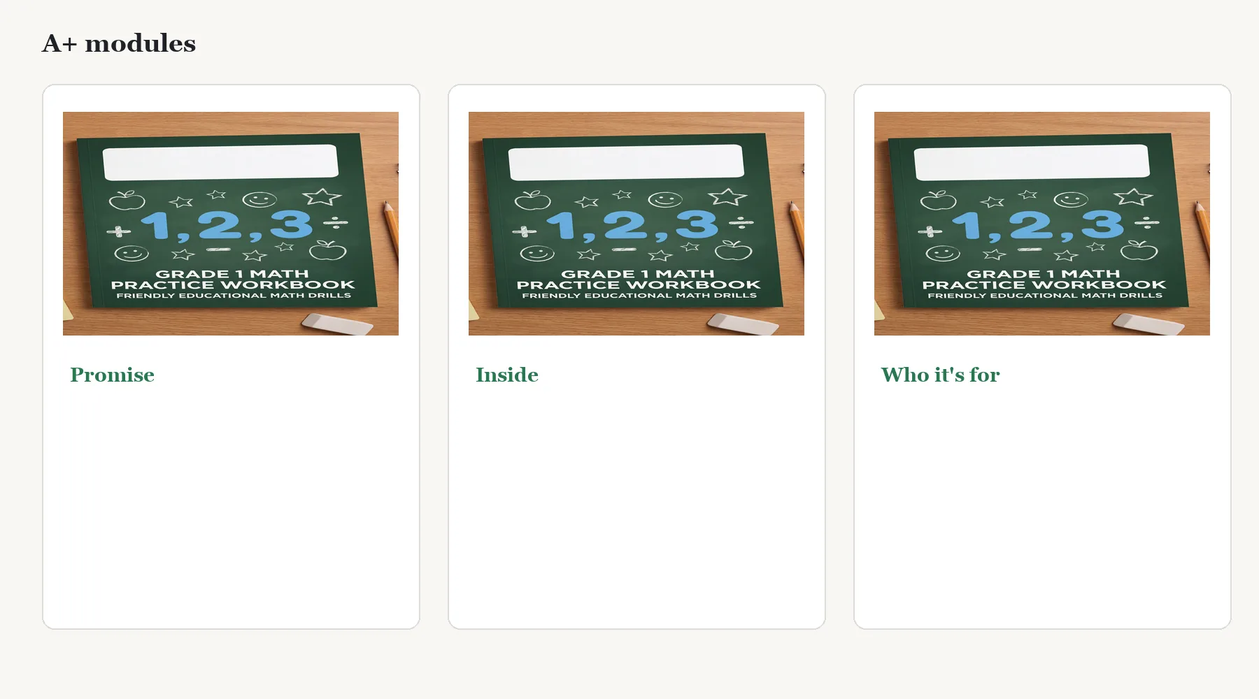 First Grade Math Practice A+ module 2