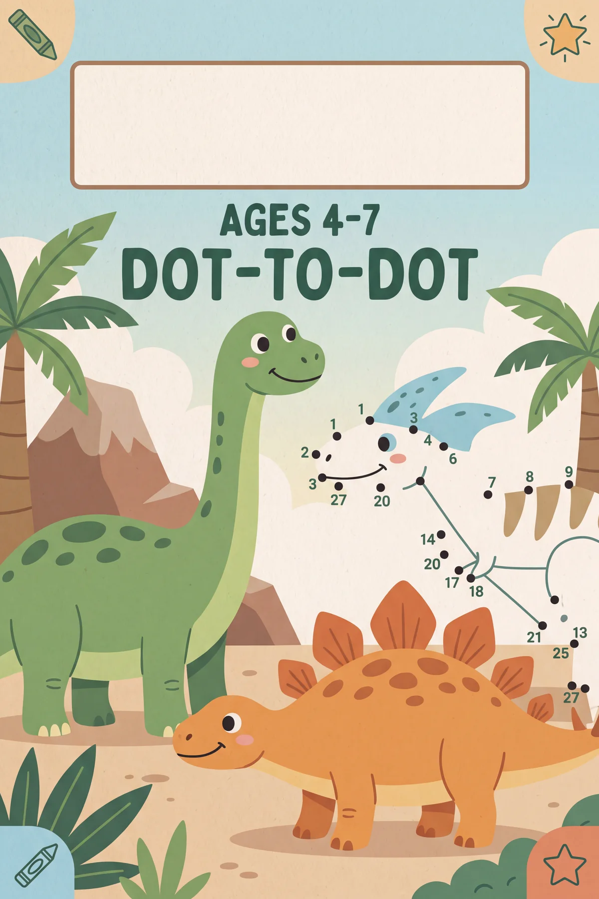 Dinosaur Dot-to-Dot cover