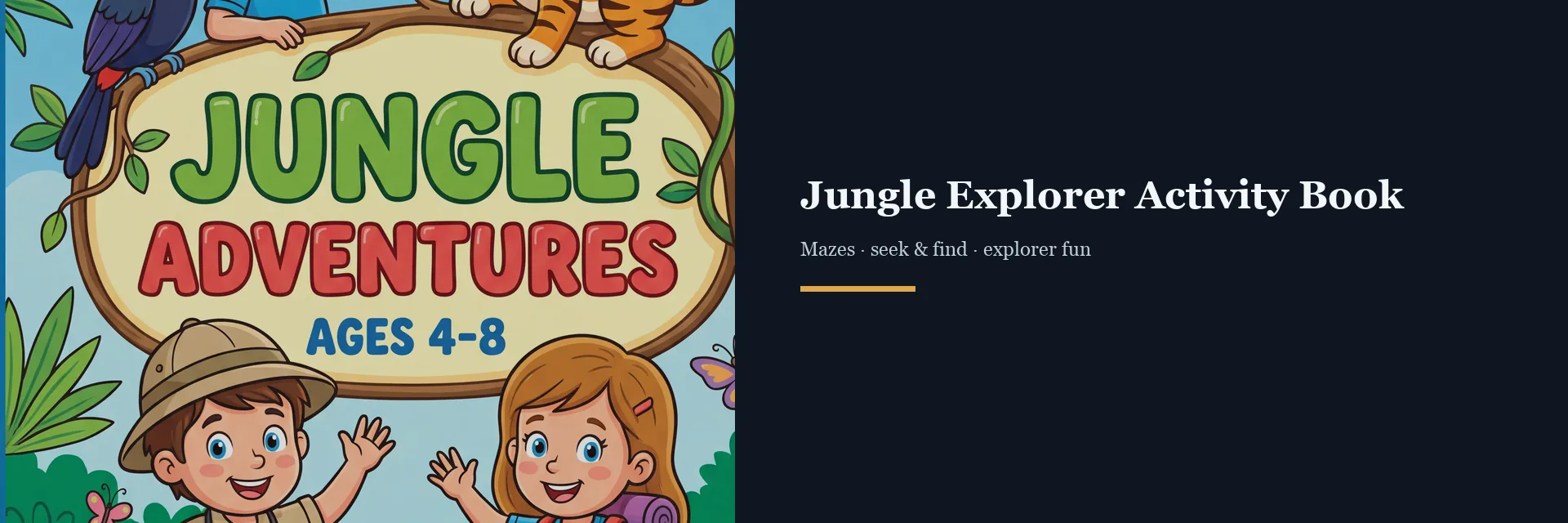 Jungle Explorer Activity Book A+ module 1