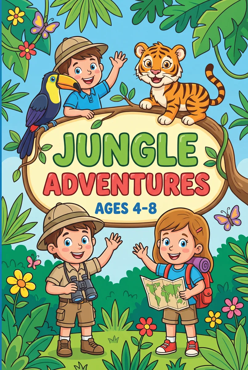 Jungle Explorer Activity Book cover