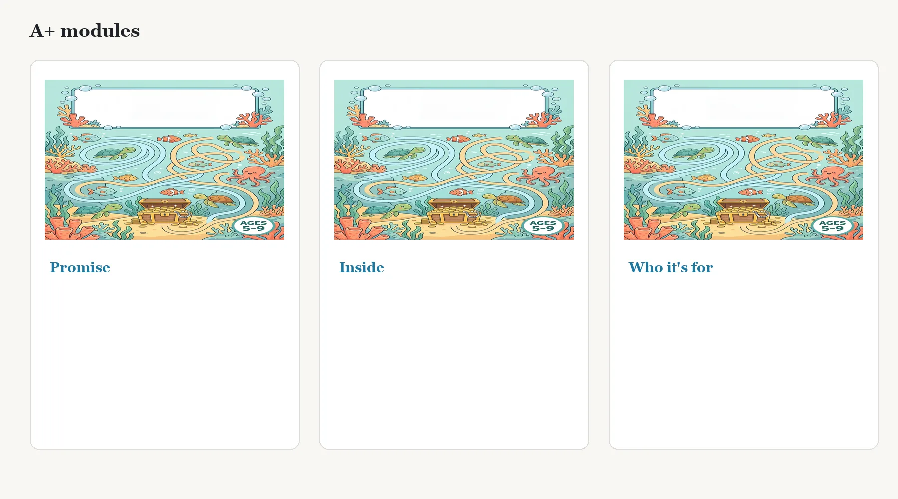 Ocean Maze Adventures A+ module 2